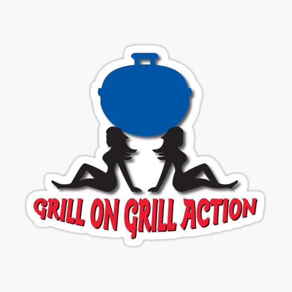 serie Vergelding Jachtluipaard Grill on Grill Action" Sticker for Sale by stavia | Redbubble