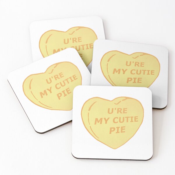 Item preview, 'U're My Cutie Pie' love heart designed and sold by MoniqueFrances.
