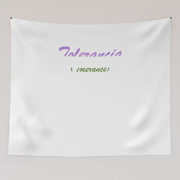 Item preview, Spanish-Tolerance(of being GQ) designed and sold by TheVioletWitch.