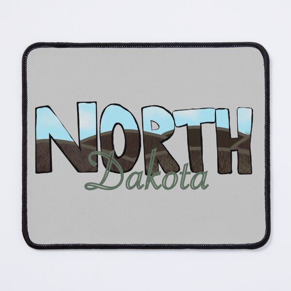 Aperçu de l'œuvre Conception de l'État du Dakota du Nord créée et vendue par SimplyPractical.