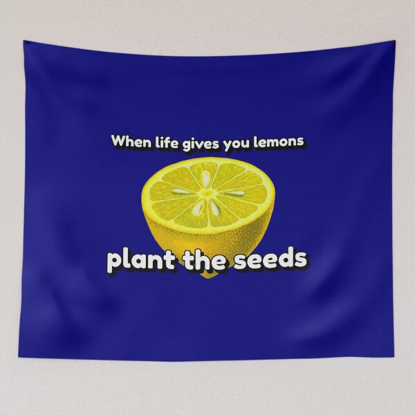 Item preview, Lemon planting funny quote when life gives you lemons designed and sold by EllianhPi.