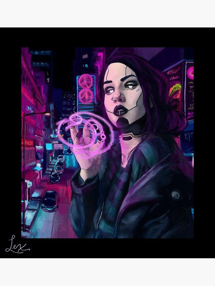 Cyber Witch by LexWallaceArt