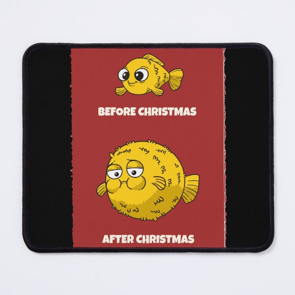 Item preview, Before After Christmas Funny Fish designed and sold by kammoe.