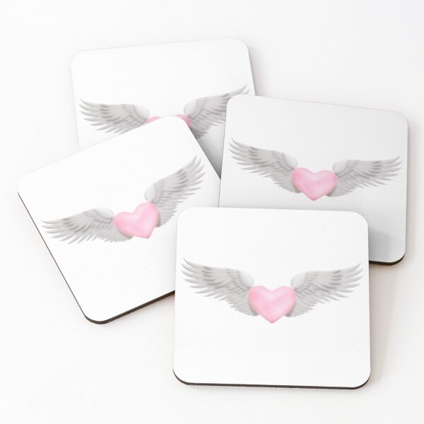 Item preview, Y2k winged pink heart designed and sold by Nowruz.