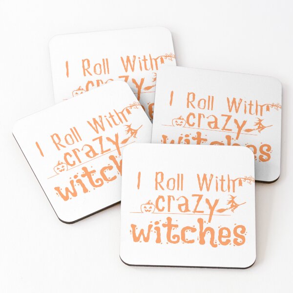 Item preview, I Roll With Crazy Witches Shirt/ Funny Witch/ Adult Halloween/ Halloween designed and sold by Alexa5454.