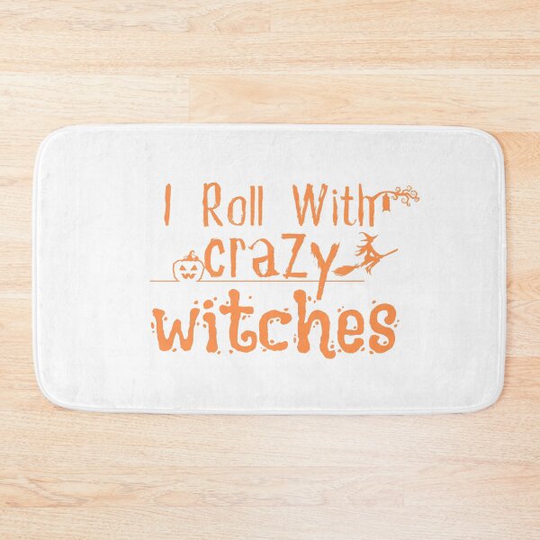 Item preview, I Roll With Crazy Witches Shirt/ Funny Witch/ Adult Halloween/ Halloween designed and sold by Alexa5454.
