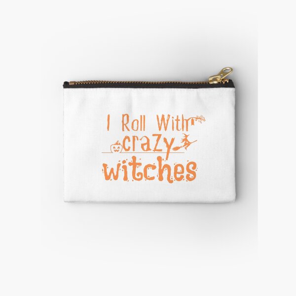 Item preview, I Roll With Crazy Witches Shirt/ Funny Witch/ Adult Halloween/ Halloween designed and sold by Alexa5454.