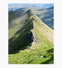 Striding Edge Photographic Print
