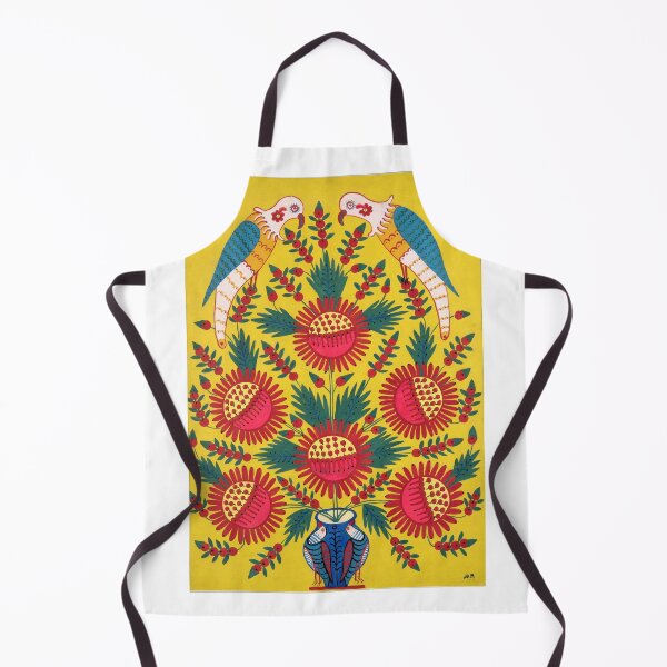 Item preview, Maria Prymachenko Flowers in a Pot and Parrots designed and sold by CafeRacer044.