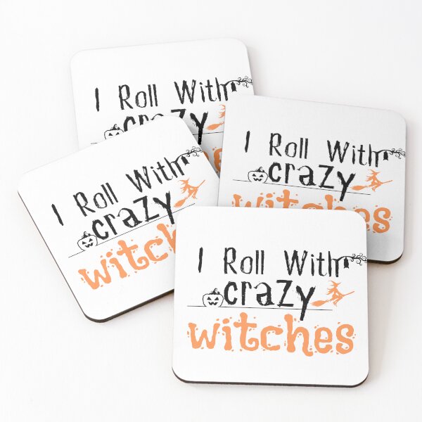 Item preview, I Roll With Crazy Witches Shirt/ Funny Witch/ Adult Halloween/ Halloween designed and sold by Alexa5454.