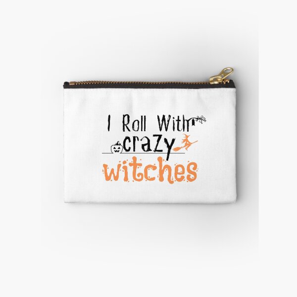 Item preview, I Roll With Crazy Witches Shirt/ Funny Witch/ Adult Halloween/ Halloween designed and sold by Alexa5454.