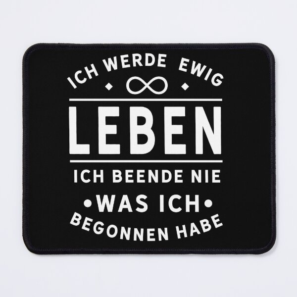 Artikelvorschau, Witziger Spruch " Ich Werde Ewig Leben " entworfen und verkauft von kammoe.