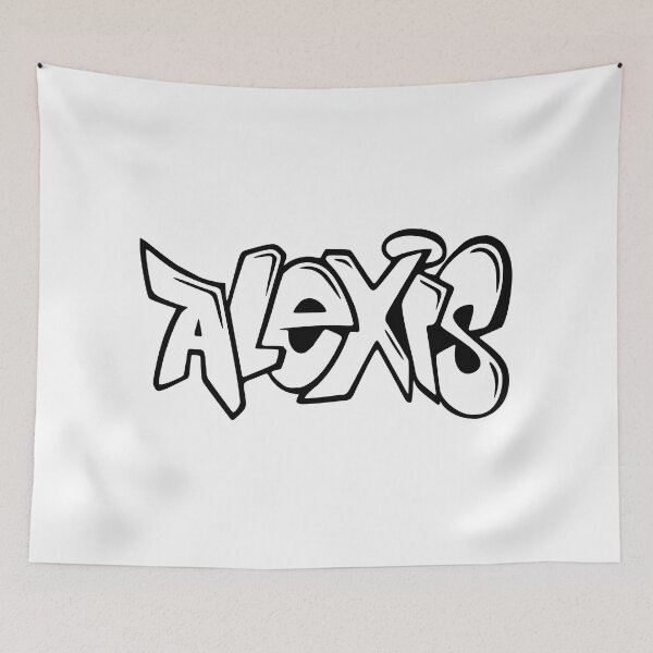 Item preview, Alexis - Graffiti Name Design designed and sold by NameThatShirt.