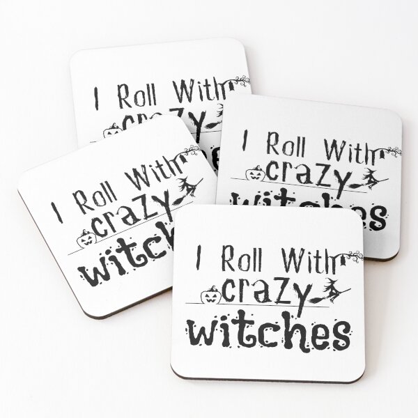 Item preview, I Roll With Crazy Witches Shirt/ Funny Witch/ Adult Halloween/ Halloween designed and sold by Alexa5454.
