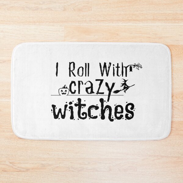 Item preview, I Roll With Crazy Witches Shirt/ Funny Witch/ Adult Halloween/ Halloween designed and sold by Alexa5454.