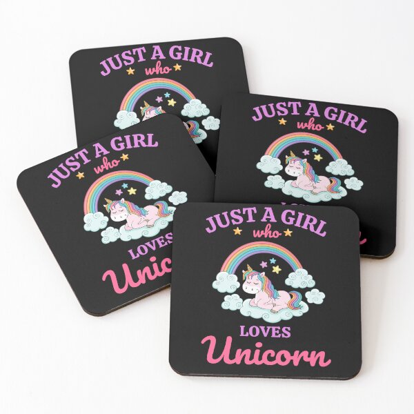 Item preview, Just a Girl Who Loves Unicorn – Unicorns Lovers  designed and sold by LEGACY10.