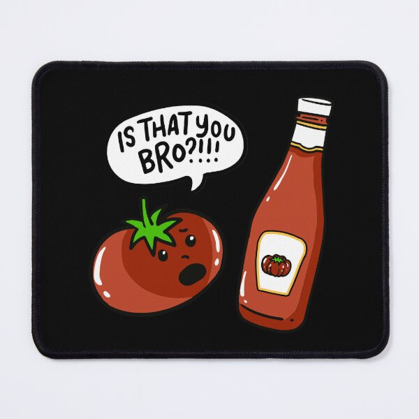 Fancy Ketchup Mouse Pad