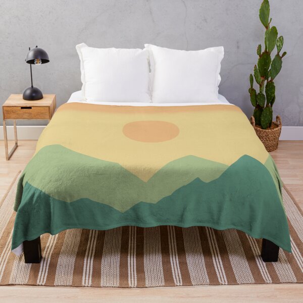 Item preview, Campfire Minimalist Mountains designed and sold by MichellesMedArt.
