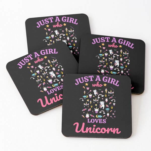 Item preview, Just a Girl Who Loves Unicorn – Unicorns Lovers  designed and sold by LEGACY10.