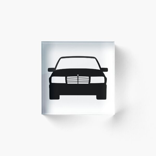 Item preview, Mercedes W124 black silhouette designed and sold by EdimDesign.