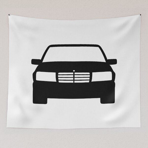 Item preview, Mercedes W124 black silhouette designed and sold by EdimDesign.