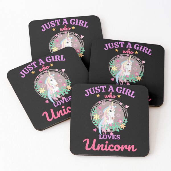 Item preview, Just a Girl Who Loves Unicorn – Unicorns Lovers  designed and sold by LEGACY10.