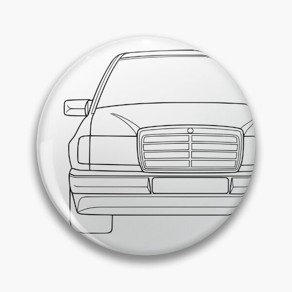Item preview, Mercedes W124 black lines designed and sold by EdimDesign.