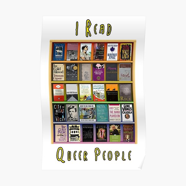I Read Queer People Poster