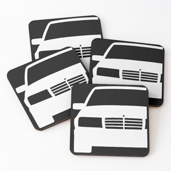 Item preview, Mercedes W124 white silhouette designed and sold by EdimDesign.