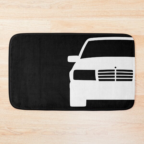 Item preview, Mercedes W124 white silhouette designed and sold by EdimDesign.