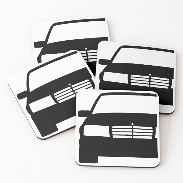 Item preview, Mercedes W124 black silhouette designed and sold by EdimDesign.