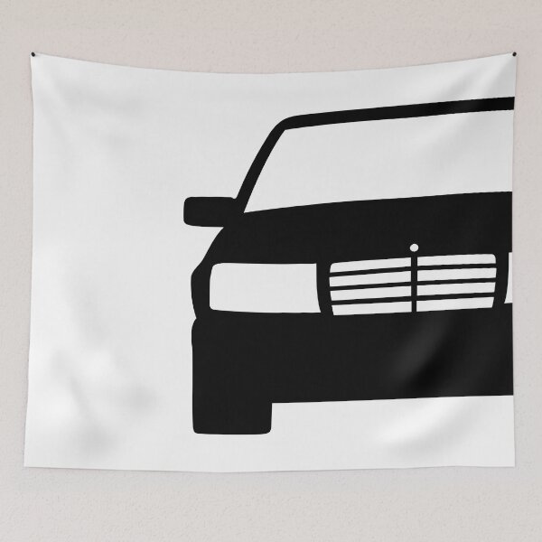 Item preview, Mercedes W124 black silhouette designed and sold by EdimDesign.