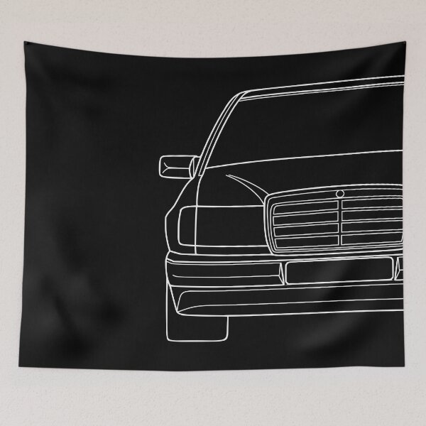 Item preview, Mercedes W124 white lines designed and sold by EdimDesign.