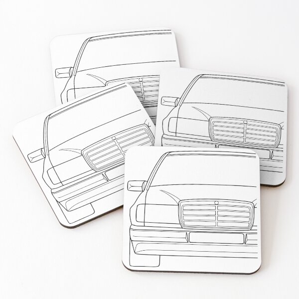 Item preview, Mercedes W124 black lines designed and sold by EdimDesign.