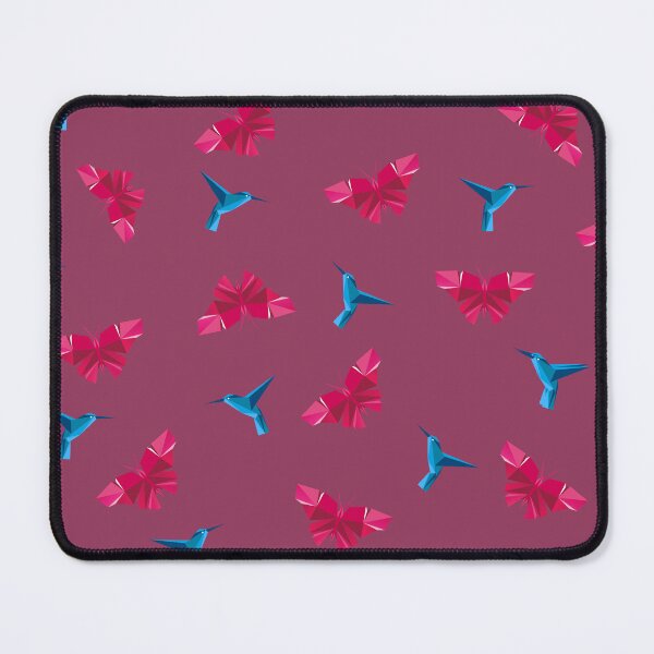 Item preview, Polygon pattern with butterflies and hummingbirds designed and sold by kammoe.