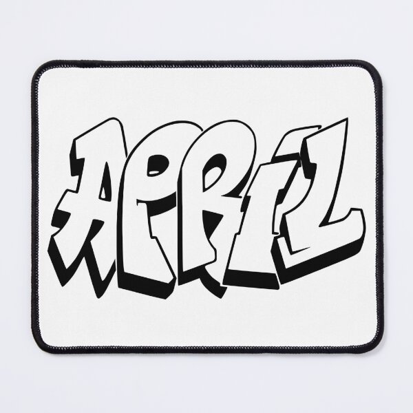 Item preview, April - Graffiti Name Design designed and sold by NameThatShirt.