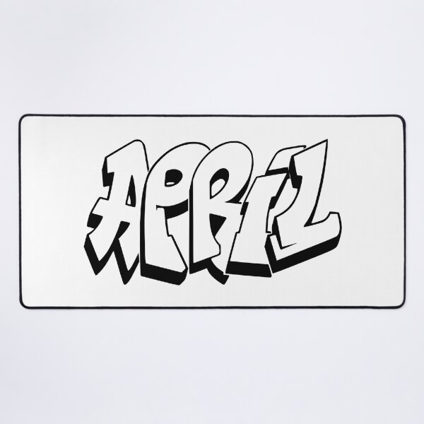 Item preview, April - Graffiti Name Design designed and sold by NameThatShirt.