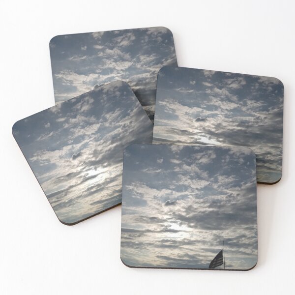 Item preview, Cloudy day blowing the usa flag designed and sold by Artistkhg.
