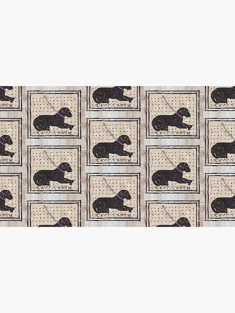 Roman CAVE CANEM Mosaic (Black Lab) Pet Mat for Sale by Goosekaid