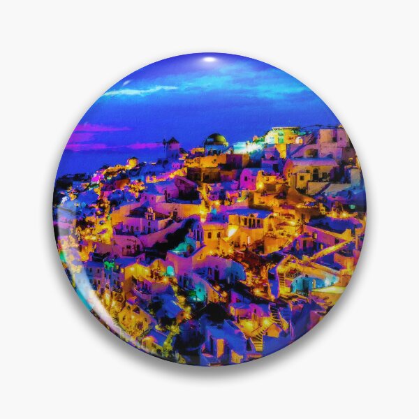 Item preview, Santorini Oia Greece, Oia Santorini Aesthetic, Blue And White Oia Santorini Architecture, Village Oia Santorini Greece designed and sold by Trendymotion.