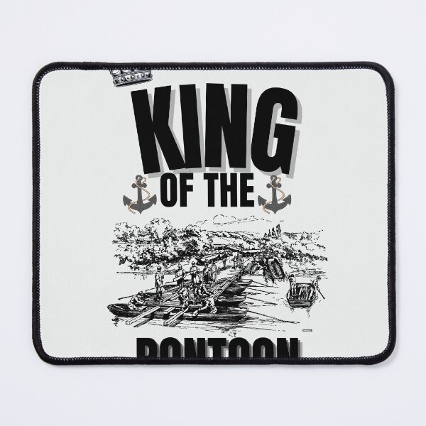Item preview, Mens King Of The Pontoon Boat designed and sold by Bap-tiste.