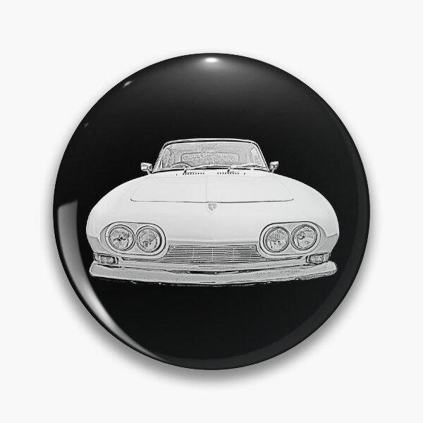Item preview, Reliant Scimitar 1960s British classic car monochrome designed and sold by soitwouldseem.