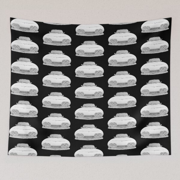 Item preview, Reliant Scimitar 1960s British classic car monochrome designed and sold by soitwouldseem.