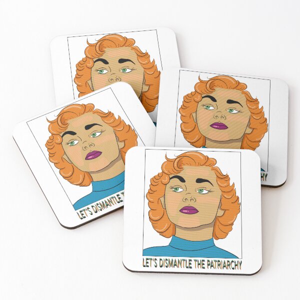 Item preview, Feminist Pop Art Portrait - Dismantle the Patriarchy designed and sold by VitaArtistica.