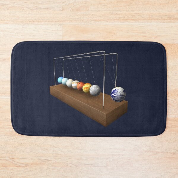 Item preview, Newton's cradle (pendulum) planets (realistic) designed and sold by SolidEarthArt.
