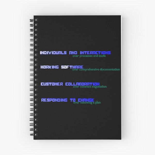 Item preview, Agile Manifesto designed and sold by skoolsarecool.
