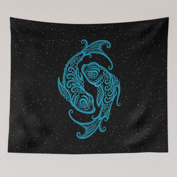 Item preview, Blue Pisces Zodiac Sign in the Stars designed and sold by JeffBartels.
