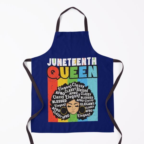 Item preview, Juneteenth Queen Cool Black Freedom designed and sold by SharpThreadZ.
