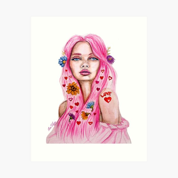 Oceans of LOVE Art Print
