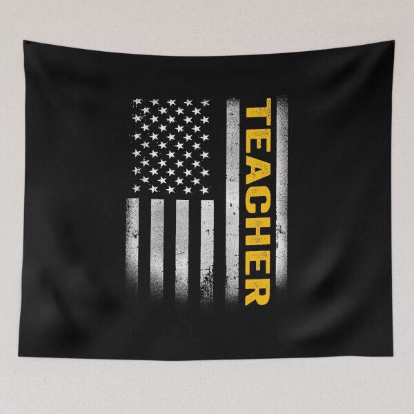 Item preview, Teacher Dad American Flag, Vintage USA Teacher American Flag, Teacher Dad Mens Womens Girls Christmas Fathers Day Gift designed and sold by xlnv.